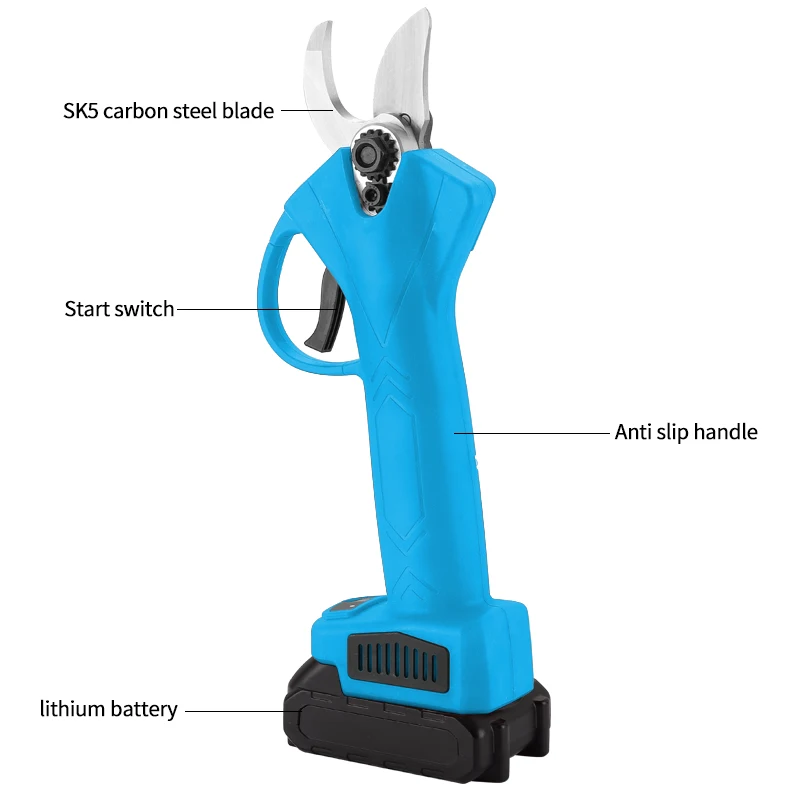 Lithium Electric Cordless Tree Cutter Pruning Scissors Battery Powered Garden Tools Power Shears