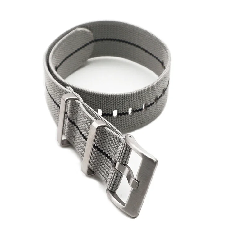 Custom Watch Strap Nylon French Troops Parachute Bag Watch Elastic Belt Watchband 20mm 22mm Wristwatch Band