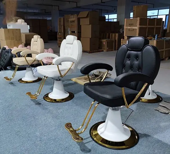 Chair modern antique salon  Reclining Hairdressing Barber Chairs For Sales