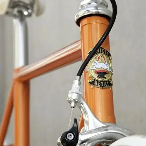 Custom Metal Logo for Bicycle Head 3d Metal Plate Label Bike Badge Emblem