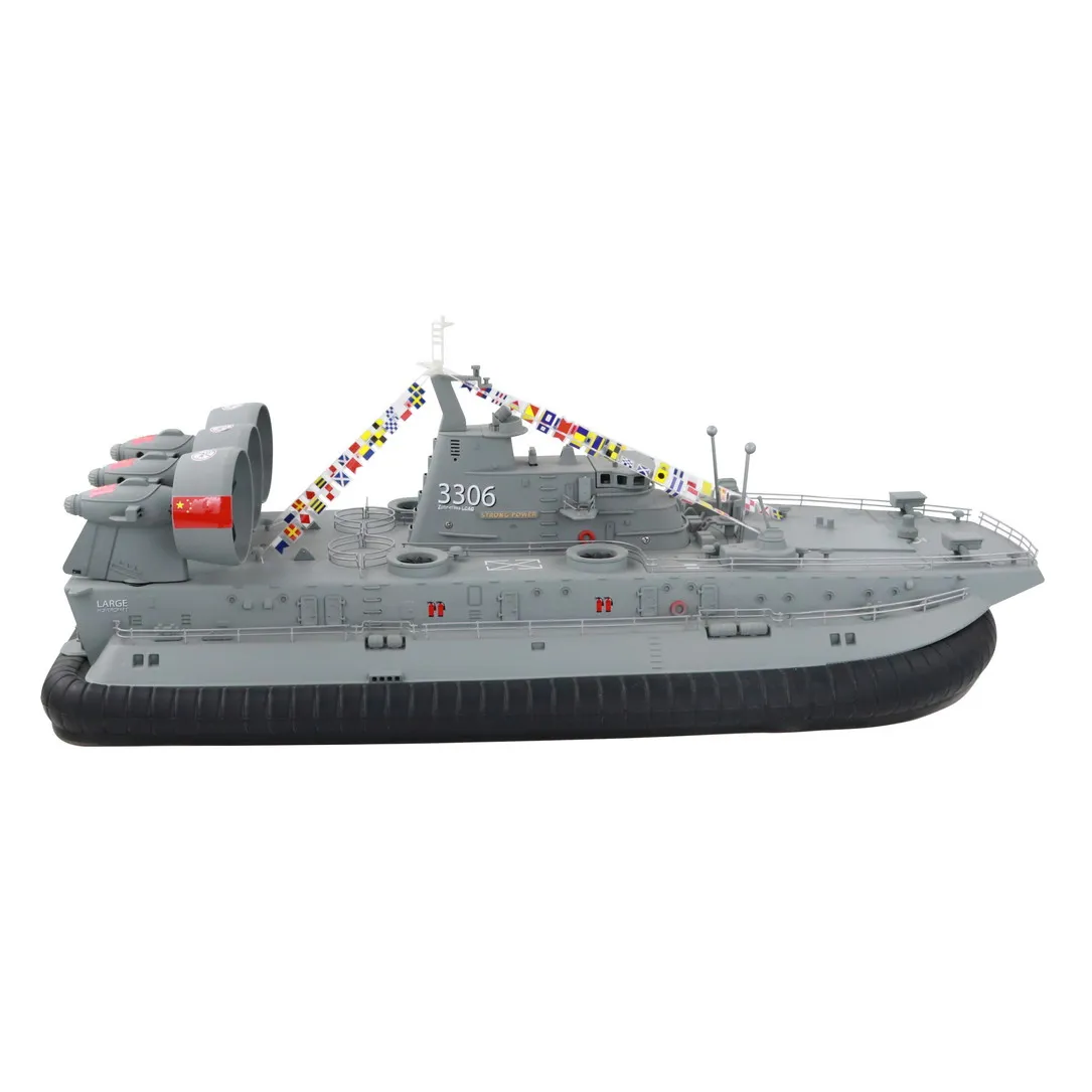 SJY-C201 1/110 2.4G RTR land water brushless motor air cushion high speed boat toys remote control warship rc hovercraft model