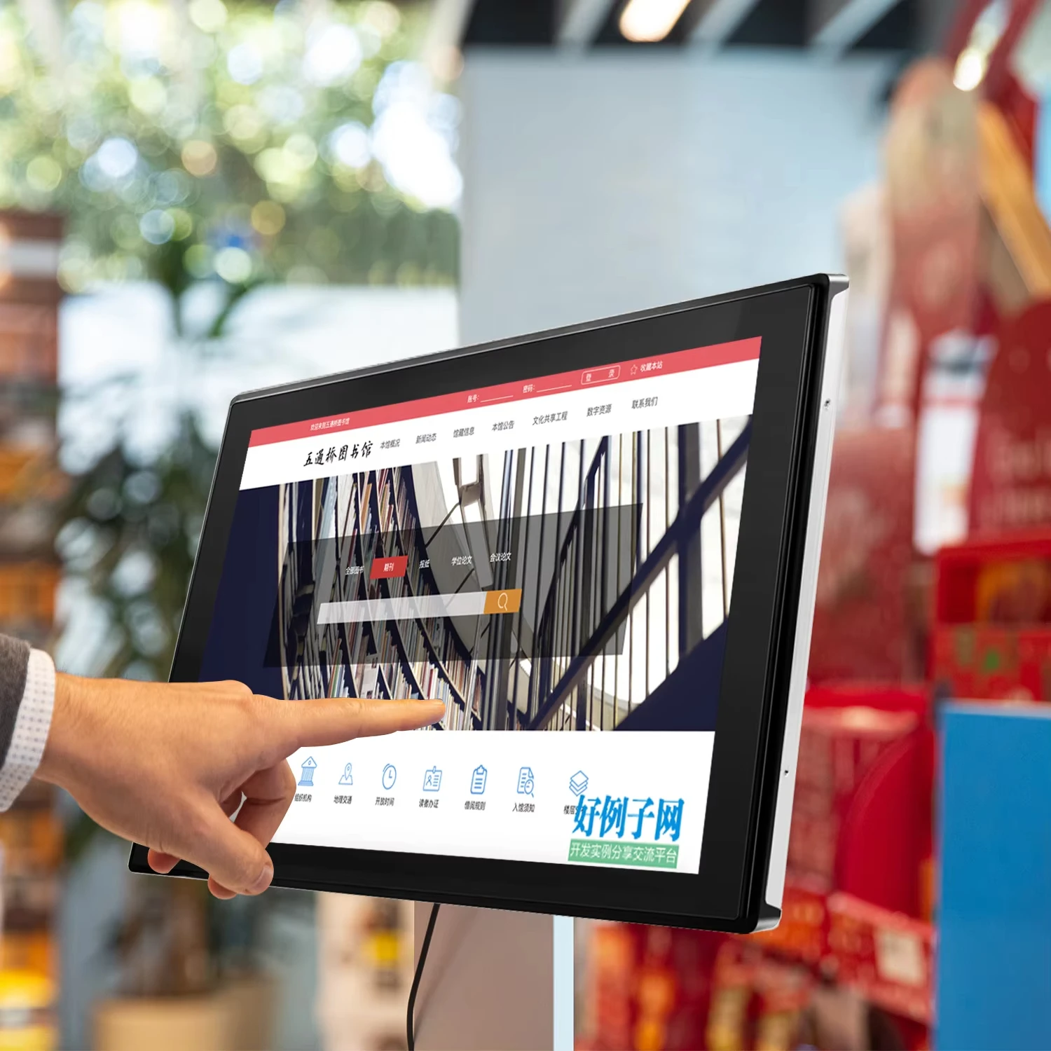 Планшет OEM Multi-touch для ресторана и монтажа промышленная панель ПК сенсорный экран Компьютерный дисплей ЖК-киоск самостоятельного заказа монитор