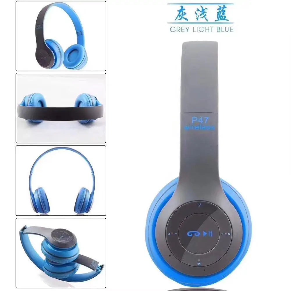  Беспроводные наушники P47 с Bluetooth картой памяти Hands Free