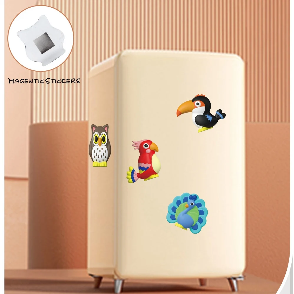 Kids Ceramic Painting Kit Bird Instects Space Vehicles DIY Figurines Arts Crafts Plaster Painting Set Gift Toys Children