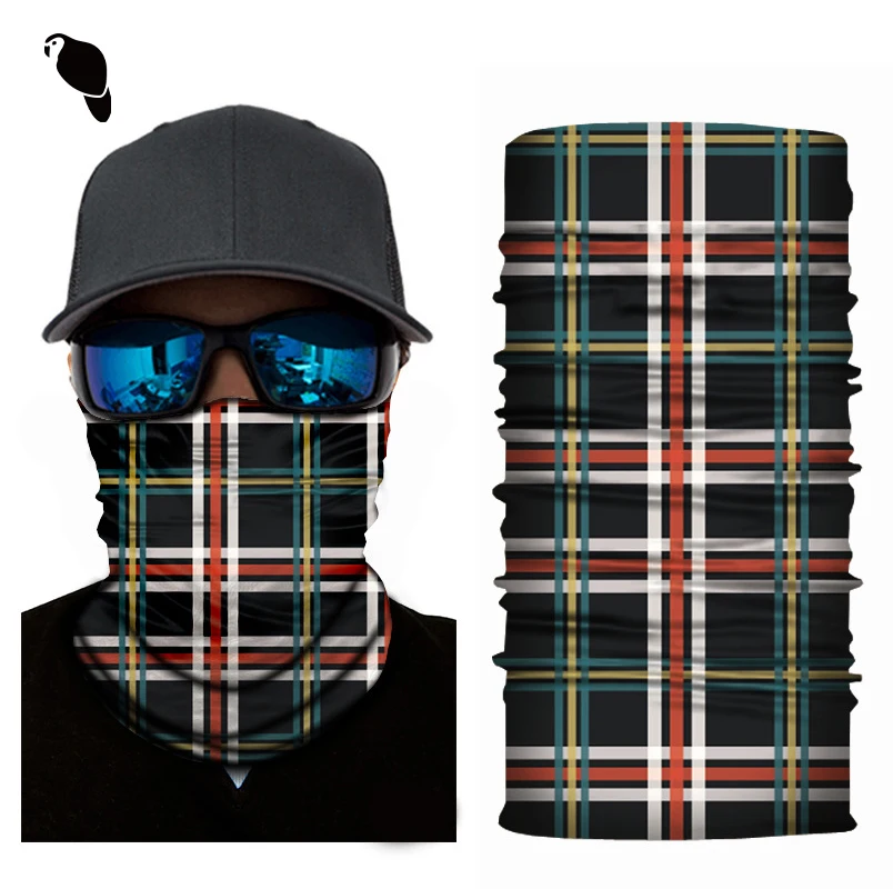 LEO Outdoor Motorcycle Stretchy Face Custom Face Shied Seamless Turban Bandana