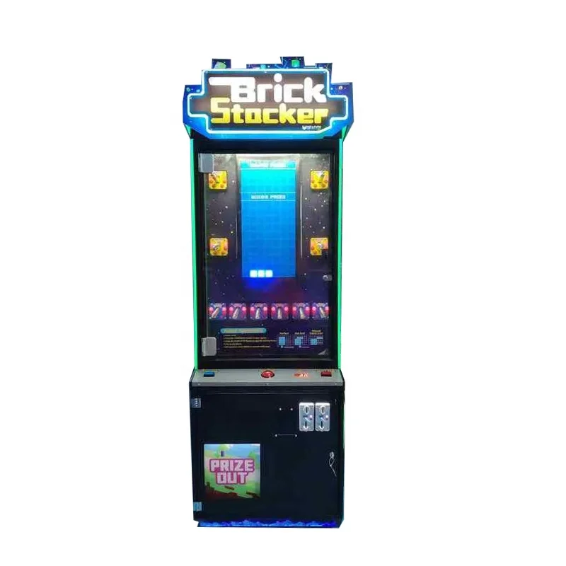 Neofuns Newest Brick Stacker Game Machine Indoor Coin Operated Plush Machine Dolls Stacker Game Machine