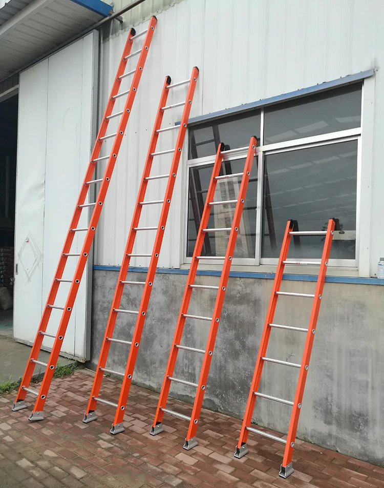 Modern Household Factories Insulated High Grade FRP Straight Step Ladder