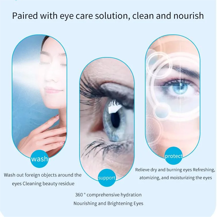2024 New Hot Compress Eye Moistening Mist Sprayer Portable Handheld Eye Mist Sprayer Mini Rechargeable Eye Spray Moisturizer