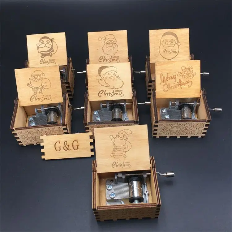 Фабричная поставка, оптовая продажа, деревянная миниатюрная Музыкальная шкатулка
