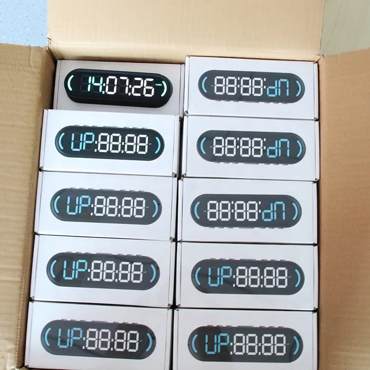 Portable LED Display Digital Timer Non-slip Design Mini Gym Timer