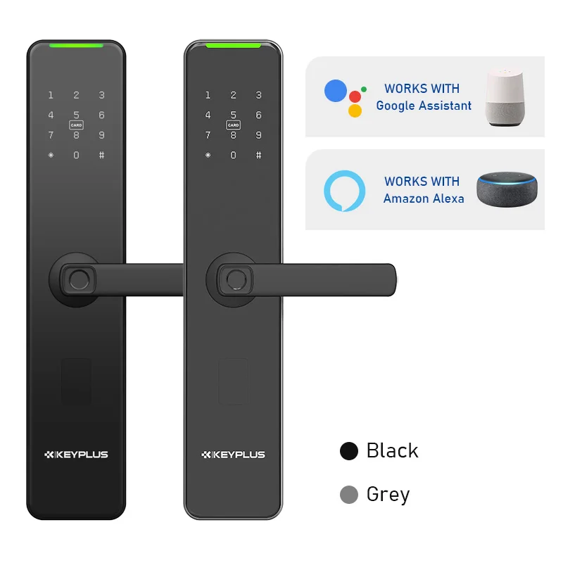 Factory Direct Sale Face Recognition Digital Fingerprint Alarm Smart Door Lock