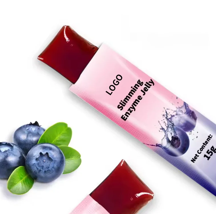 OEM/ODM Blueberry flavor Weight control with green tea extract appetite suppressant Detoxification Slimming Enzyme jelly stick