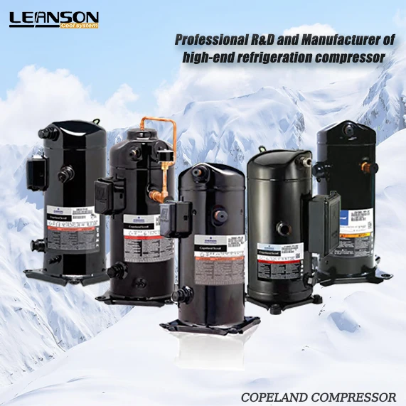 ZF34KQE COPE-LAND refrigerated 10HP low temperature scroll compressor for cold storage