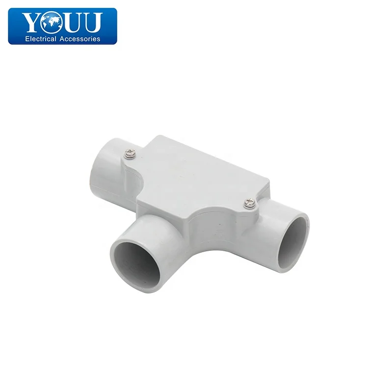 YOUU Hot Products To Sell Online Electrical PVC Conduit Fittings  Inspection Tee Without Pollution