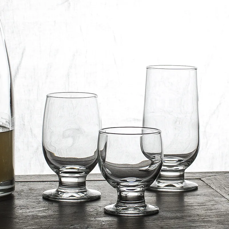 OEM Customized Luxury Goblet Shot Stem Glass Wine Tumbler Water Cup Crystal Champagne Flutes Private Label