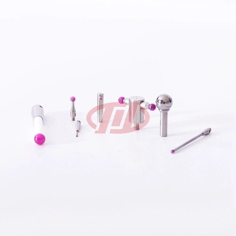 Industrial Standard Custom Red Styli Thread M4 Range Silicon Nitride and Silicon Carbide Prob