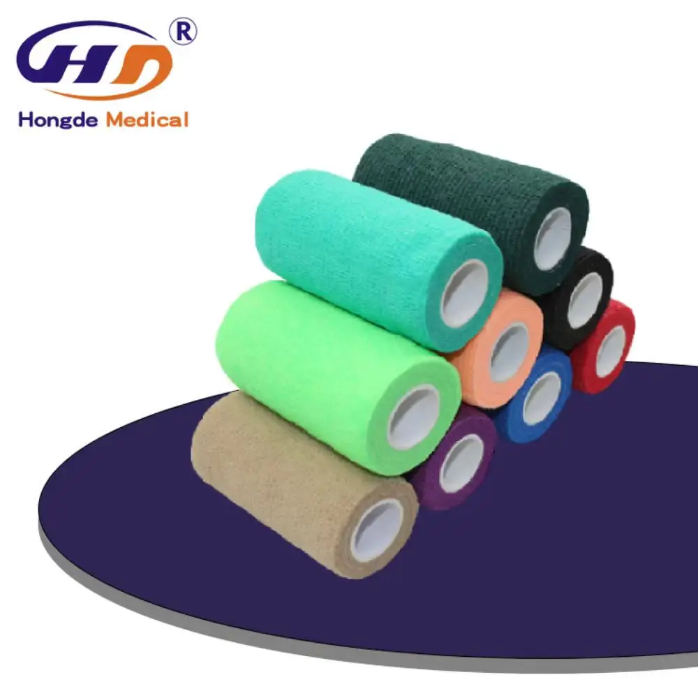 Non-Woven Self Adhesive Sports Tape Bandage For Cat or Dog Elastic Cohesive Bandage