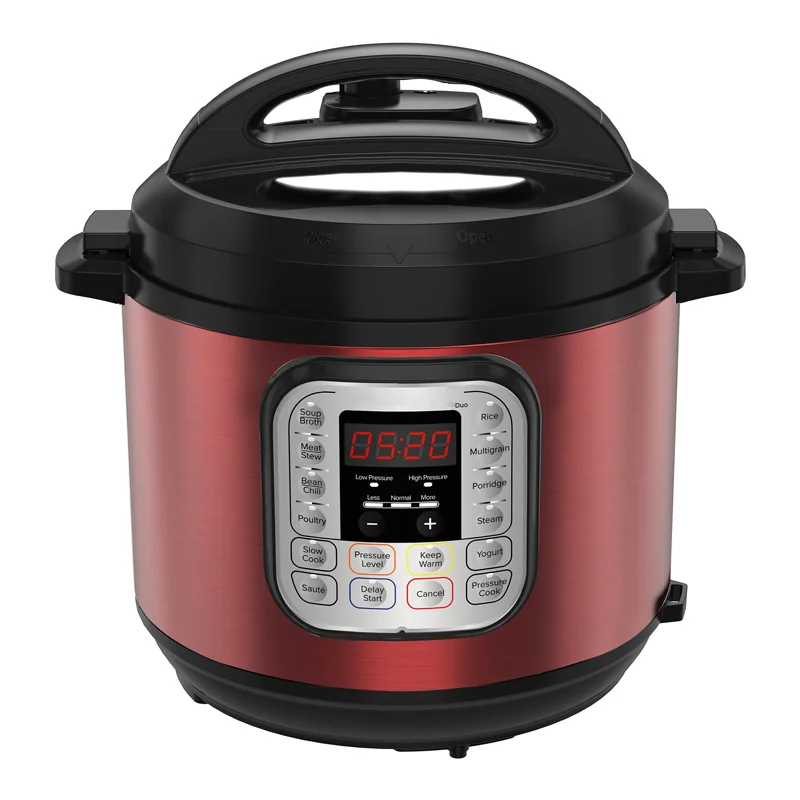 6 Quart 12-in-1 Multi-Use Electric Pressure Cooker with 24 Hours Preset, Keep Warm, Cook Rice, Yogurt, Steam Egg, Slow Cook