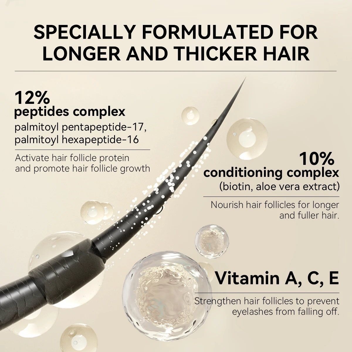 Lanbena New arrival eyelash enhancer growth serum for lashes vegan eyelash growth liquid