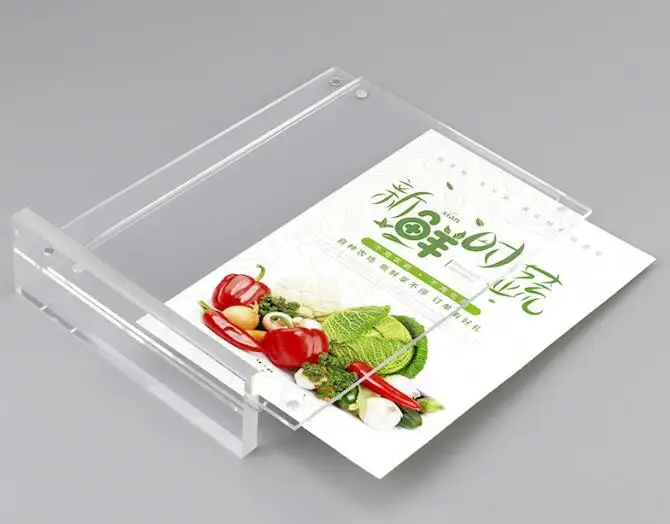
with magnet acrylic table stand menu holder 