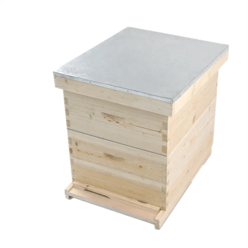 bee Hive  Wood Box 10 Frames/8 Frame Langstroth Beehive Beekeeping Equipment