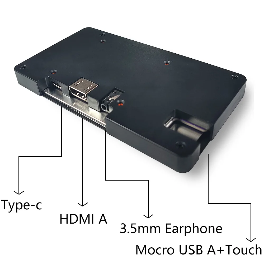 5.5 inch 1920x1080 AMOLED Display Monitor CTP Capacitive Touch Panel Screen LCD Raspberry Pi PS4 Display with Case
