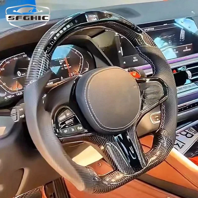 Для Bmw G20 G28 G29 G30 G32 G38 G11 G12 G05 G01 G02 M1 M2 M3 M4 M5 G серия F40 F44 руль из углеродного волокна