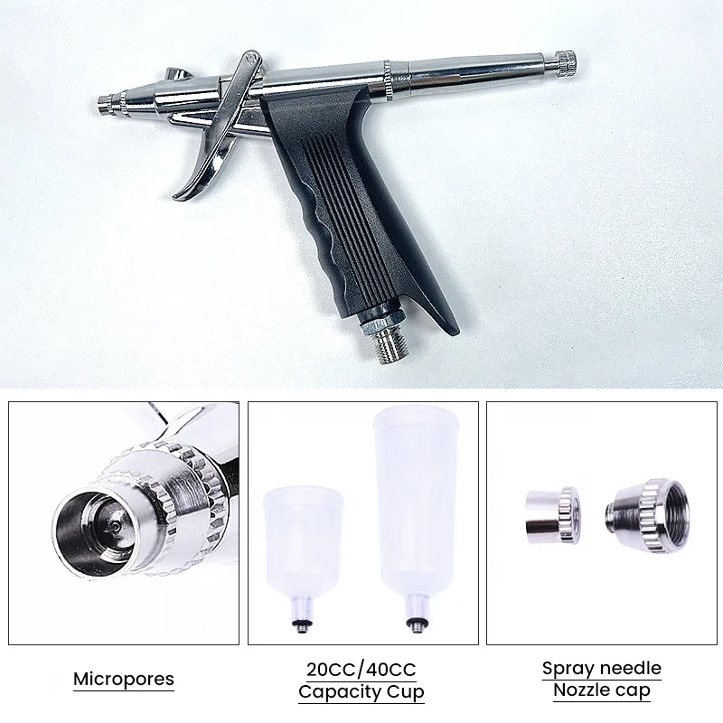 Portable Electric Mini Compressor Sprayer For Tint Dye Brow Nail Art Print Makeup Airbrush Beauty Hydrating Spray Gun Pen