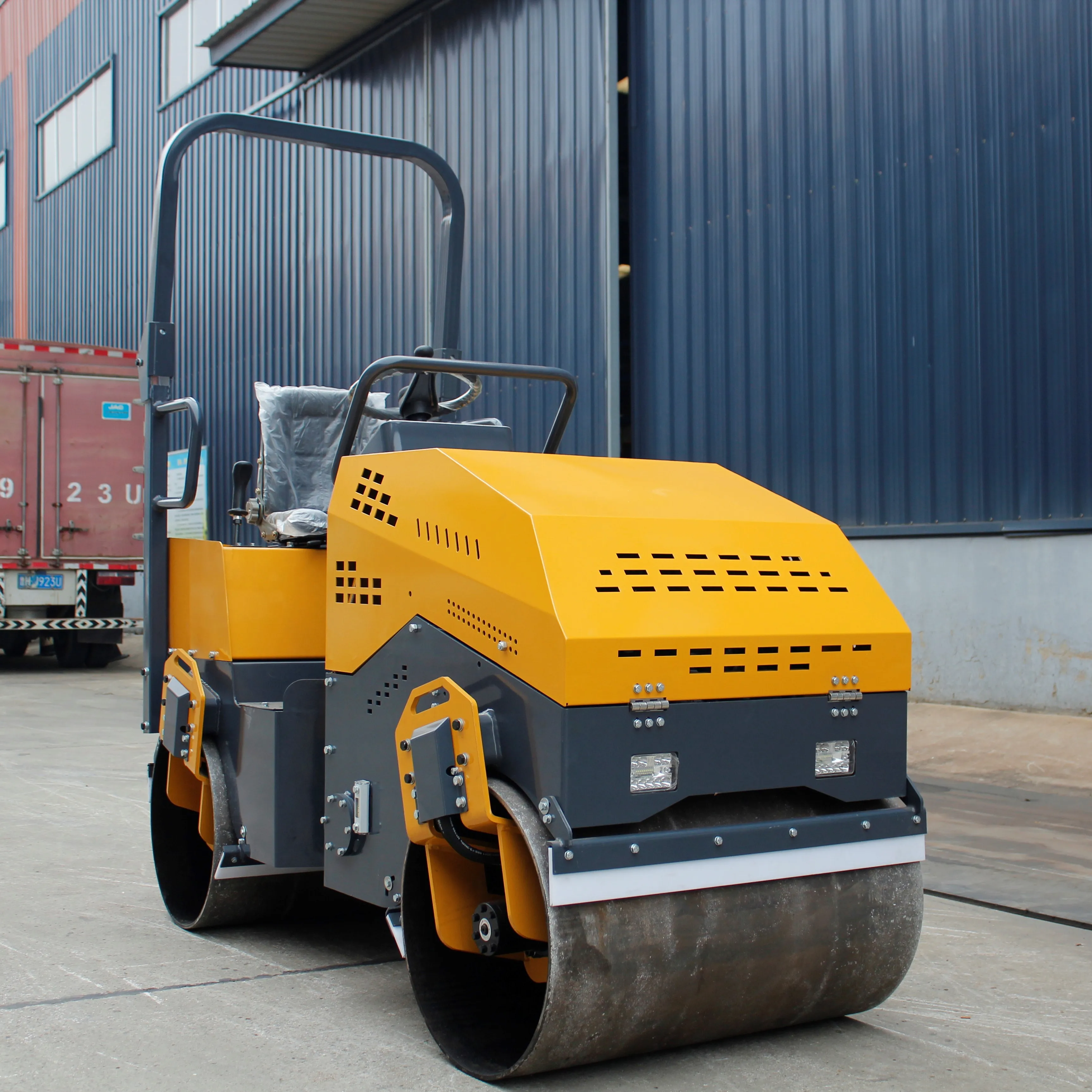 Construction machinery OEM EPA 1Ton 2Ton 3Ton 3.5Ton 6Ton 8Ton 10ton asphalt Vibratory ride on soil road roller compactor