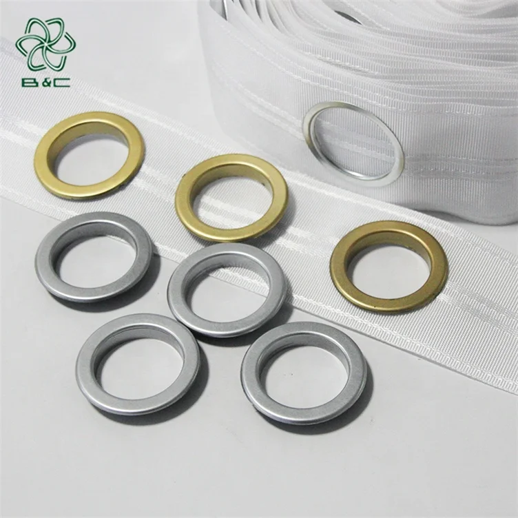 Cheap Price Customized Curtain Accessory,Polyester 42Mm Curtain Tape,White Eyelets Curtain Tape For Home Window