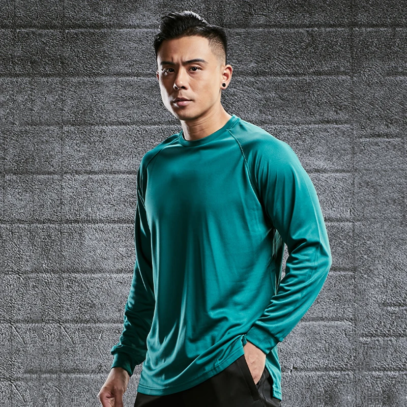 Men Sportswear Basketball Players Custom Team Name Men Performance Long Sleeve T-Shirt