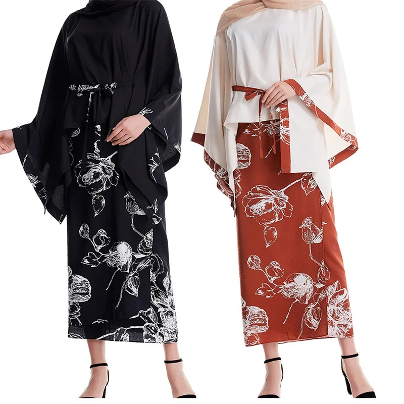 Good Stitch Stretchy Islamic Clothing Baju Kurung Design Long Sleeve Batik Dresses Indonesia Kebaya Printing Modern Baju Kurung