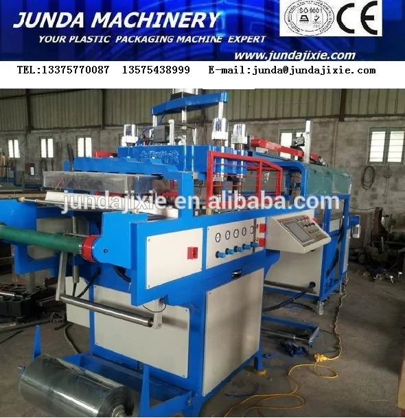 Foam lunch box vacuum forming making machine for take away food container