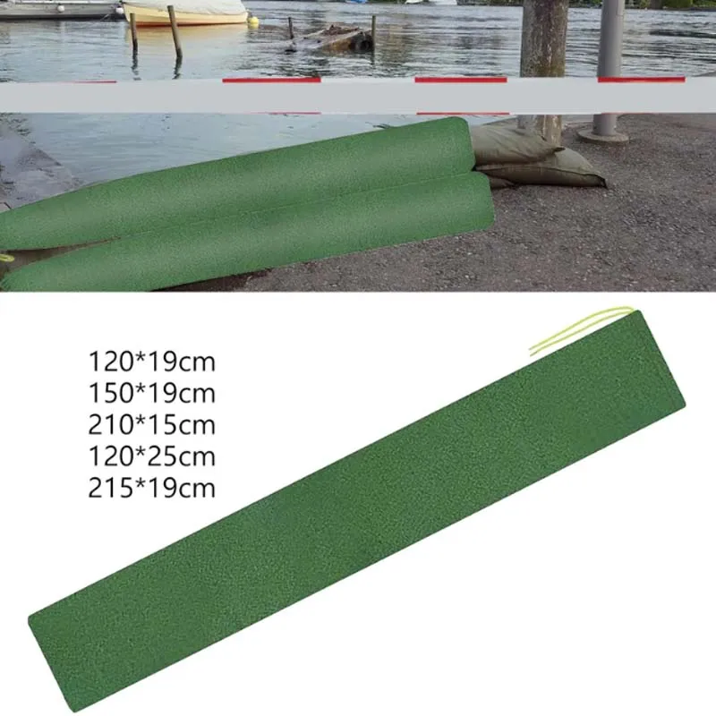 Sandbag Water Barrier Thickened Green Canvas Sand Bags for Flooding Garage Flood Protection Barriers Flexible Flood Protection