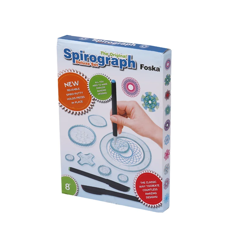 Foska Plastic Spirograph Drawing Set
