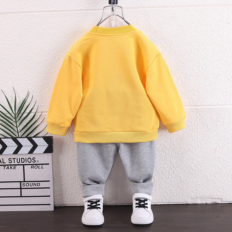 Autumn tiger 2 pieces sports set luxury drip clothing for boys