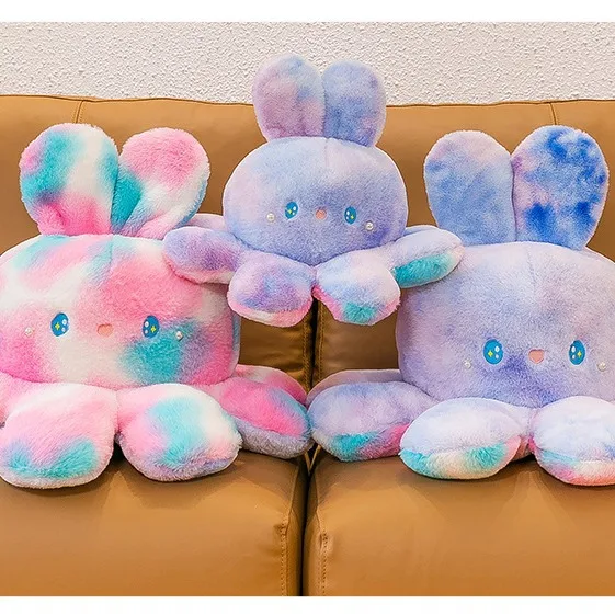 Wholesale Octopus Plush Toy Doll New Colorful Playful Design Plush Pillows PP cotton Animal Plush Toy birthday Gift kids Toys