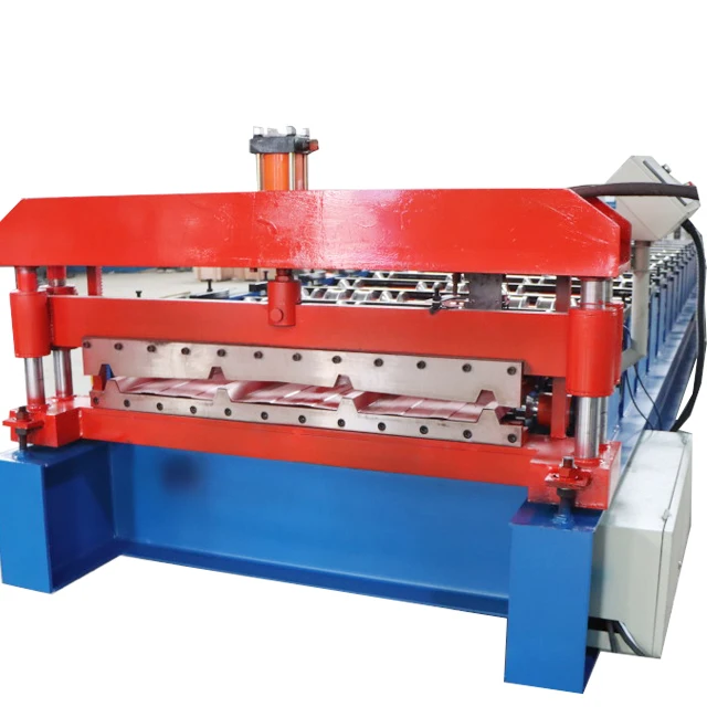 full automatic metal trapezoid 5 Rib roof tile Making machine Peru Tr5 Roof panel roll forming machine