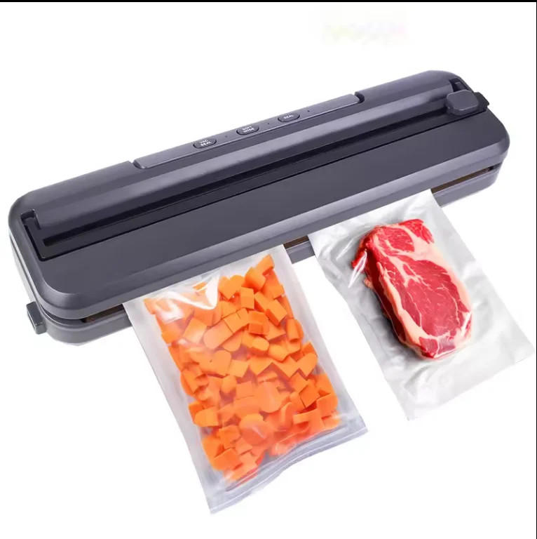 New Arrival Kitchen Vacuum Sealer Simple Operation Small Household with Free Bags Plastic Automatic Vacuum Food Sealers