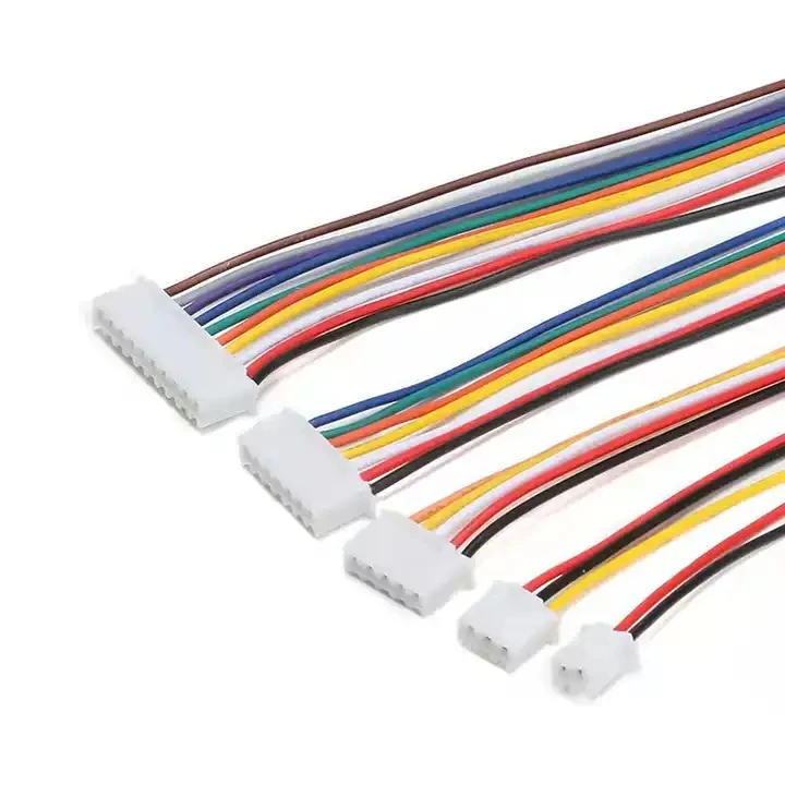 Factory manufacturing JST SH GH ZH PH XH 1.0 1.25 1.5 2.0 2.54mm pitch 2/3/4/5/6 Pin Connector pigtail wire harness
