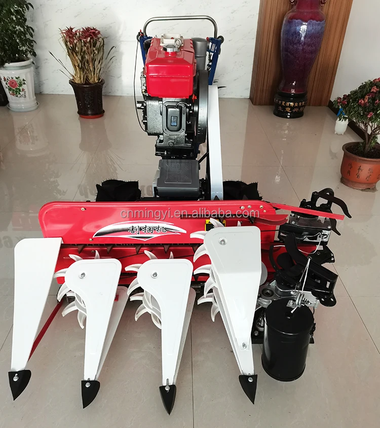 Factory Price 4K-90 Reaper Binder Mini Reaper Combine High Performance Paddy Rice Wheat Reaper Binder Bundling Cutting Machine