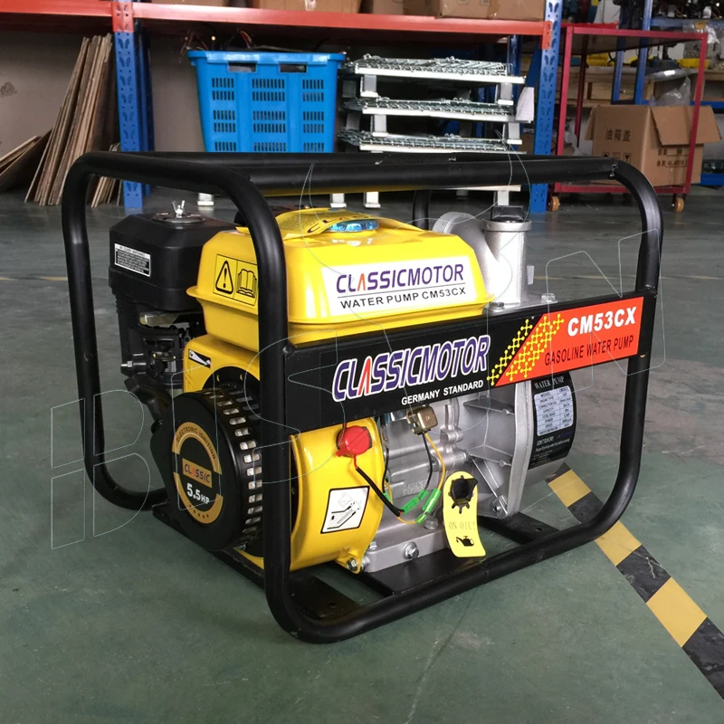 BISON China 2 Inch CE Standard Gasoline Iron Water Pump high lifting pump wp20