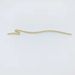Wholesale yiwu wavy hairpin simple design plain hair pins iron copper metal hair chopsticks accessories for women girls