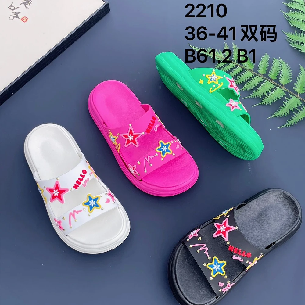 Low Price High Quality Women Nude Beach Walk Beach Nude Open Toe Slide Slipper For Ladies