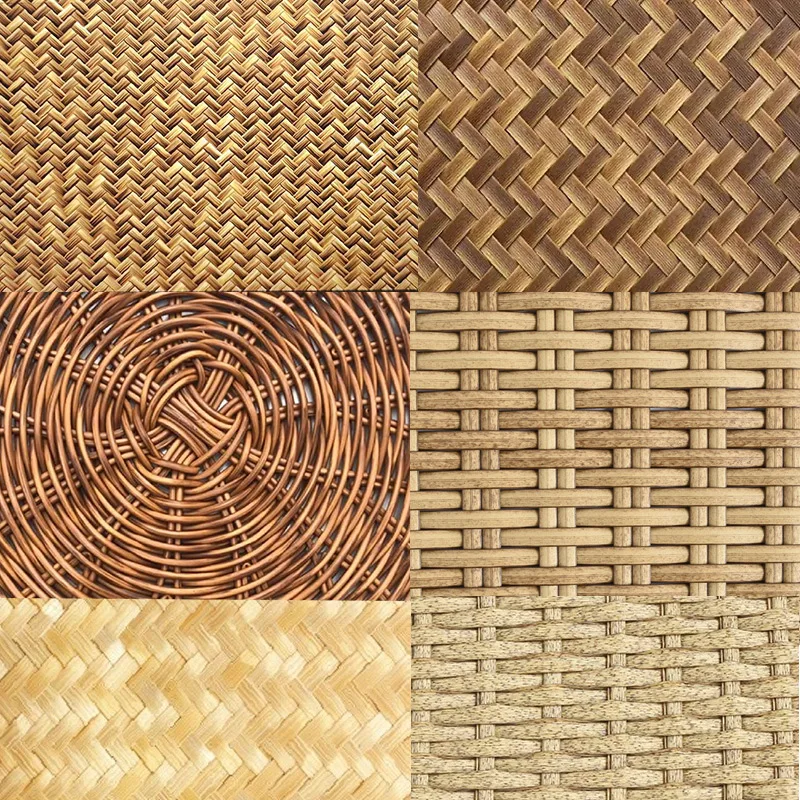 LTR  Wall Ceiling Webbing rattan Decoration Materials weave PE synthetic rattan sheet