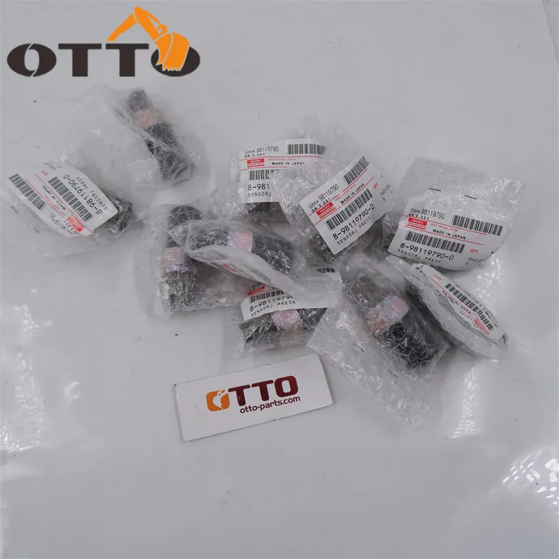 OTTO оптовый поставщик ZX200-3 ZX330-3 SH350-5 CX240B CX360B CX470B экскаватор датчик высокого давления 8-98119790-0