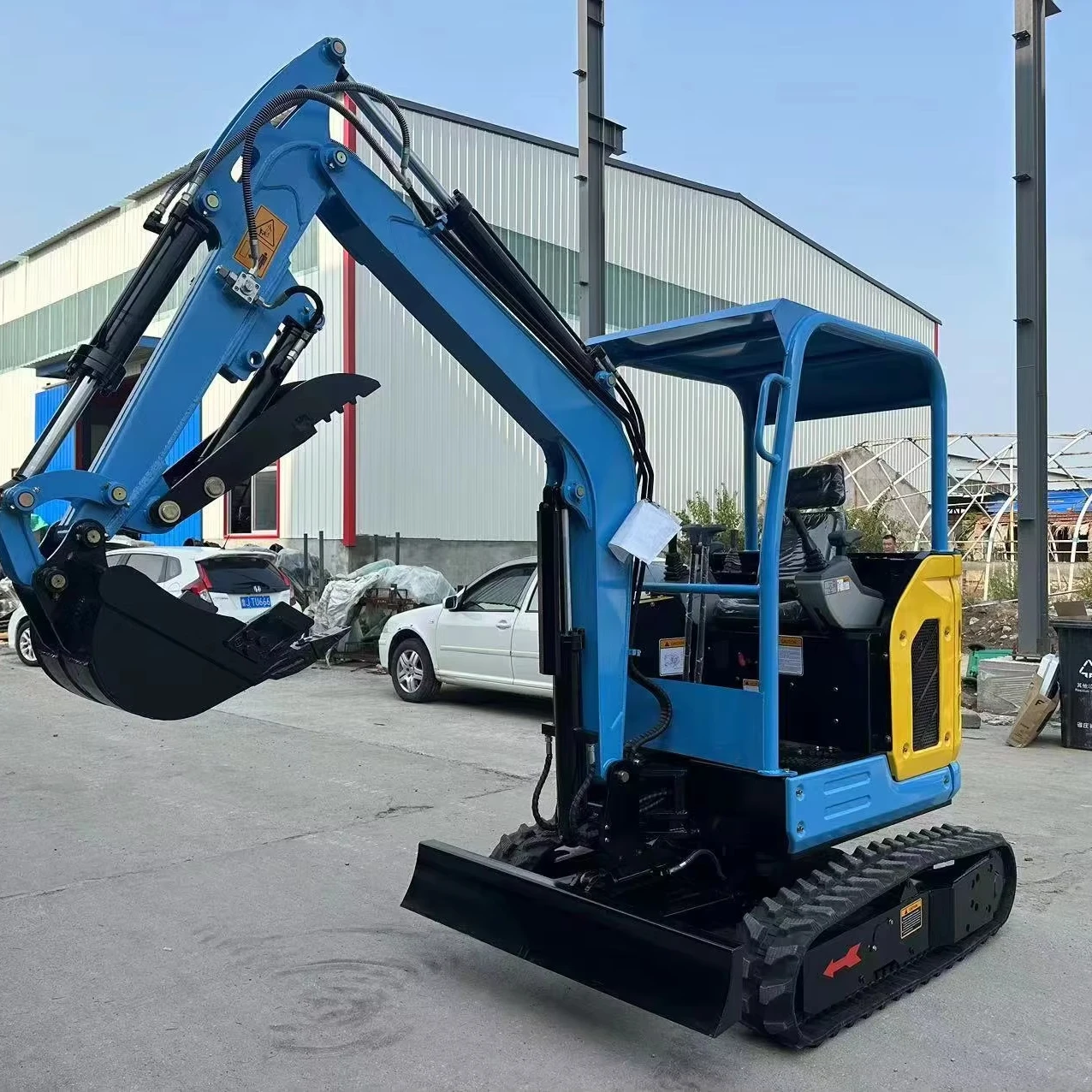 Free Shipping 5ton Simple Mini Excavator Micro Pelle Digger Crawler Type Kohler Engine Pump Gearbox Core 1 Year Sale China