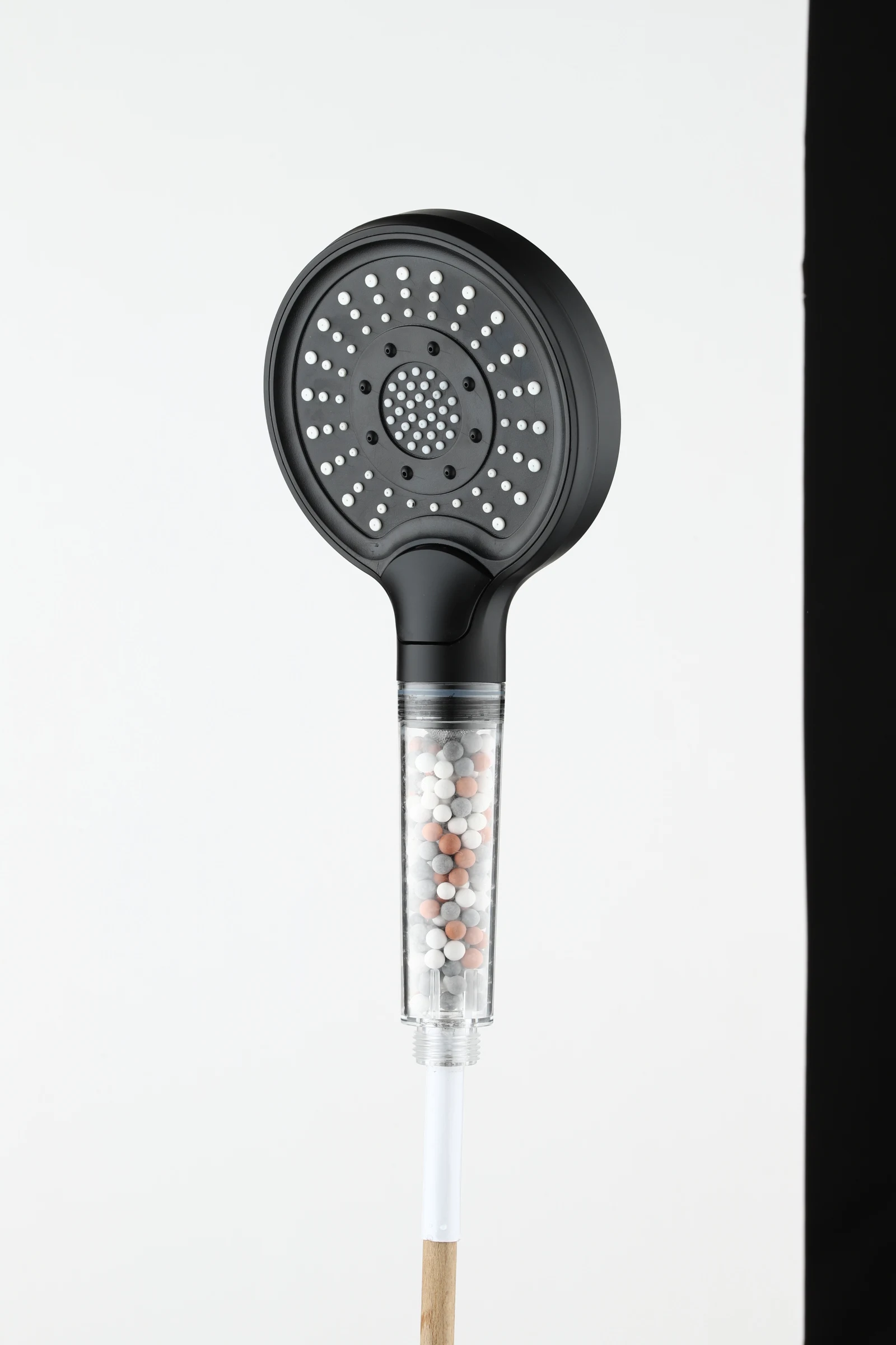 High Quality Bathroom plastic Nano bubble Shower Heads Filter mineral ball shower head