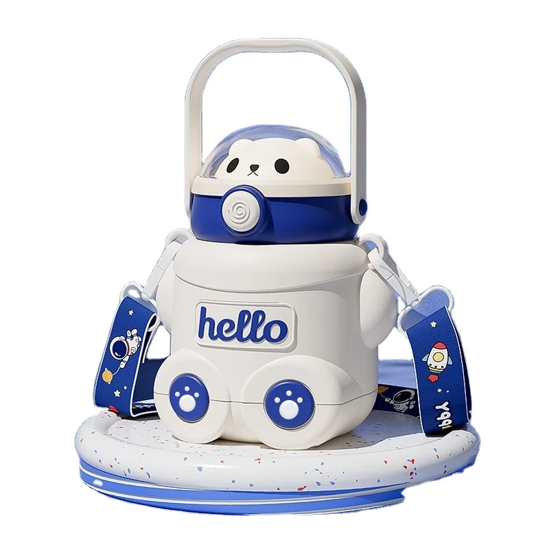 Most Popular TOP Kids Cute Stainless Steel Vacuum Flask for Children with Lift Rope