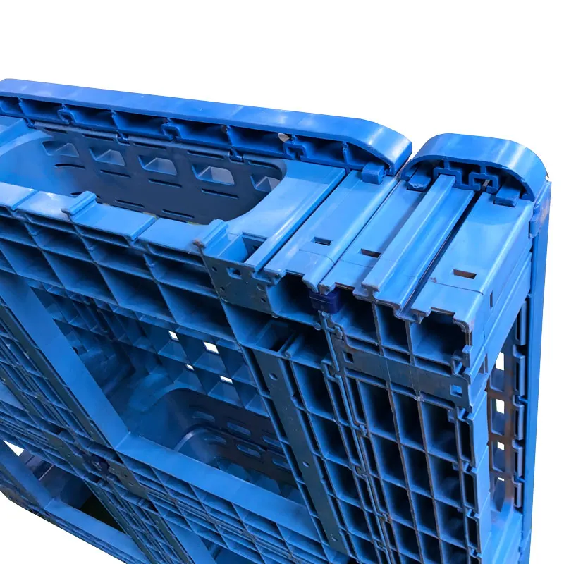 Heavy Duty Automated Storage Retrieval Systems 1200*800 Euro Plastic Pallet with 3 runners